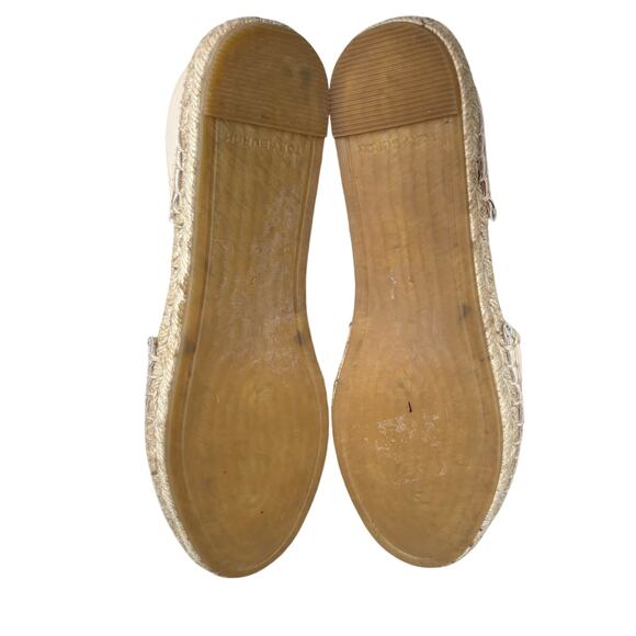 Tory Burch Eleanor Espadrilles size 7, missing back/ankle strap - Picture 9 of 9
